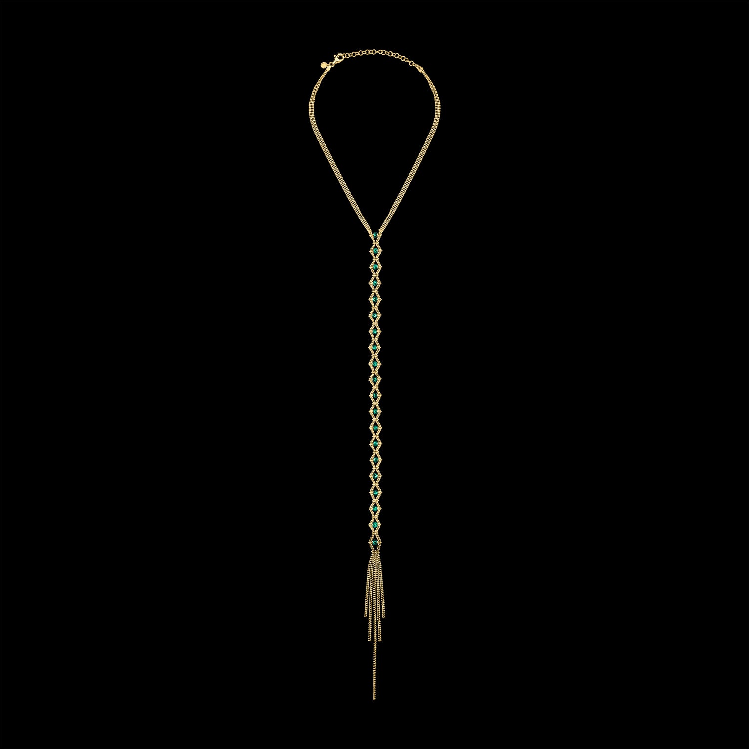Green Agate Tie Set