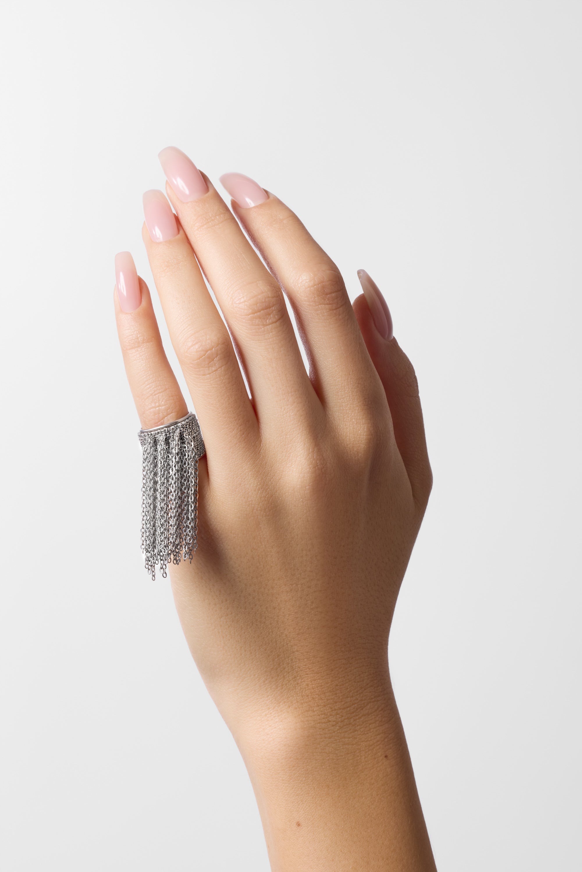 Fringe Ring White